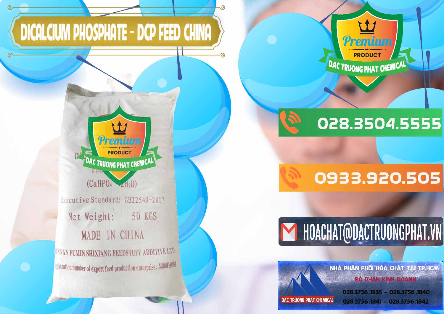 Cty chuyên cung cấp ( bán ) Dicalcium Phosphate - DCP Feed Grade Trung Quốc China - 0296 - Phân phối _ cung ứng hóa chất tại TP.HCM - hoachatxulynuoc.com.vn