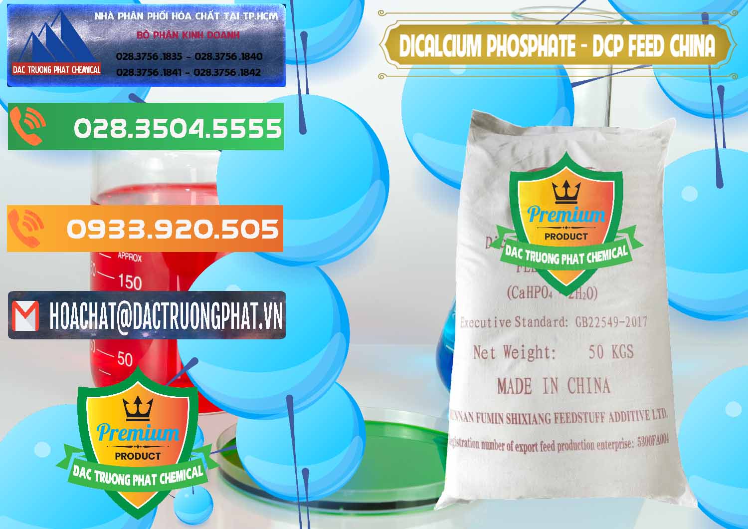 Cty nhập khẩu ( bán ) Dicalcium Phosphate - DCP Feed Grade Trung Quốc China - 0296 - Cty chuyên cung ứng _ phân phối hóa chất tại TP.HCM - hoachatxulynuoc.com.vn