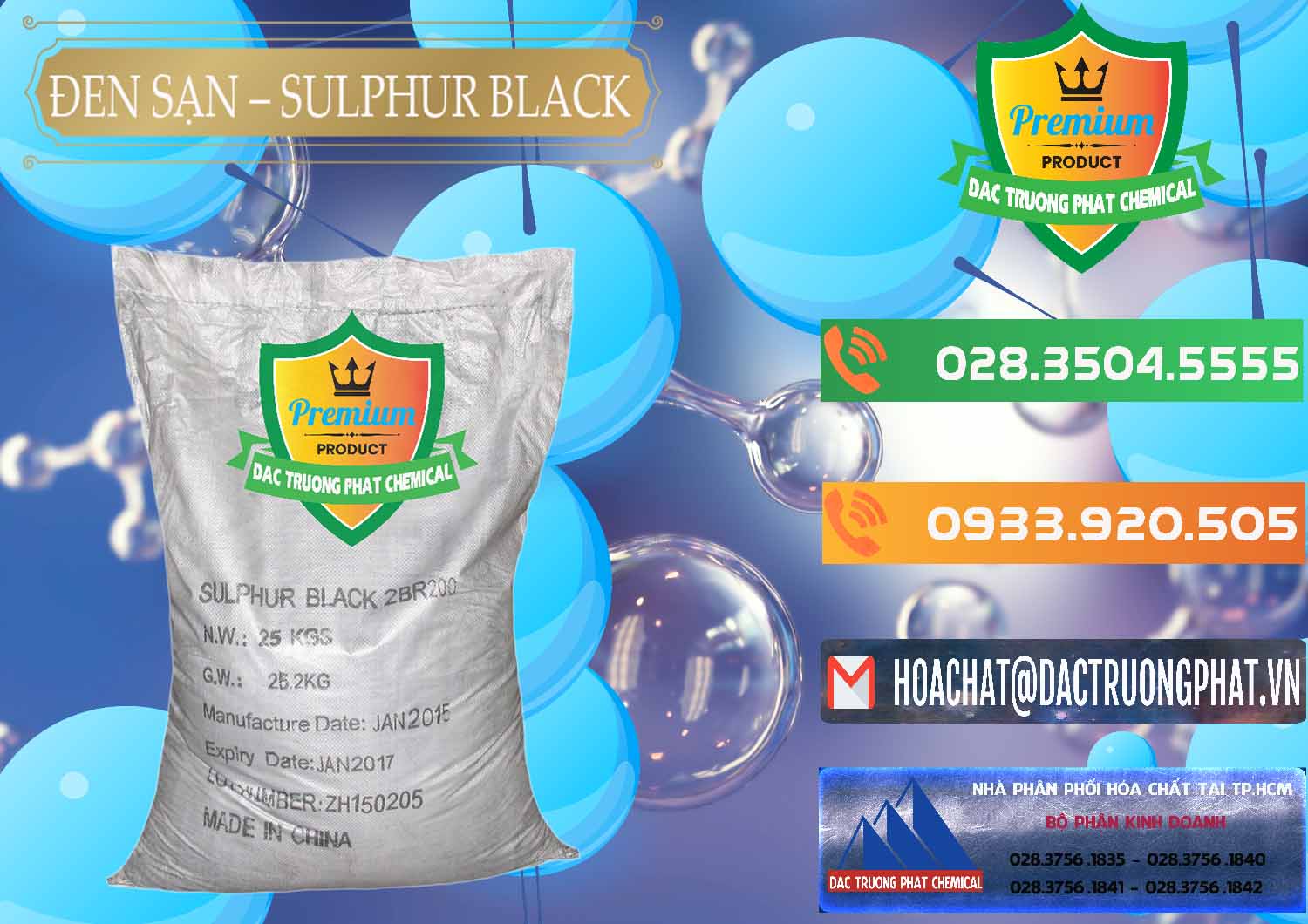 Cty bán _ cung cấp Đen Sạn – Sulphur Black Trung Quốc China - 0062 - Chuyên cung cấp _ phân phối hóa chất tại TP.HCM - hoachatxulynuoc.com.vn