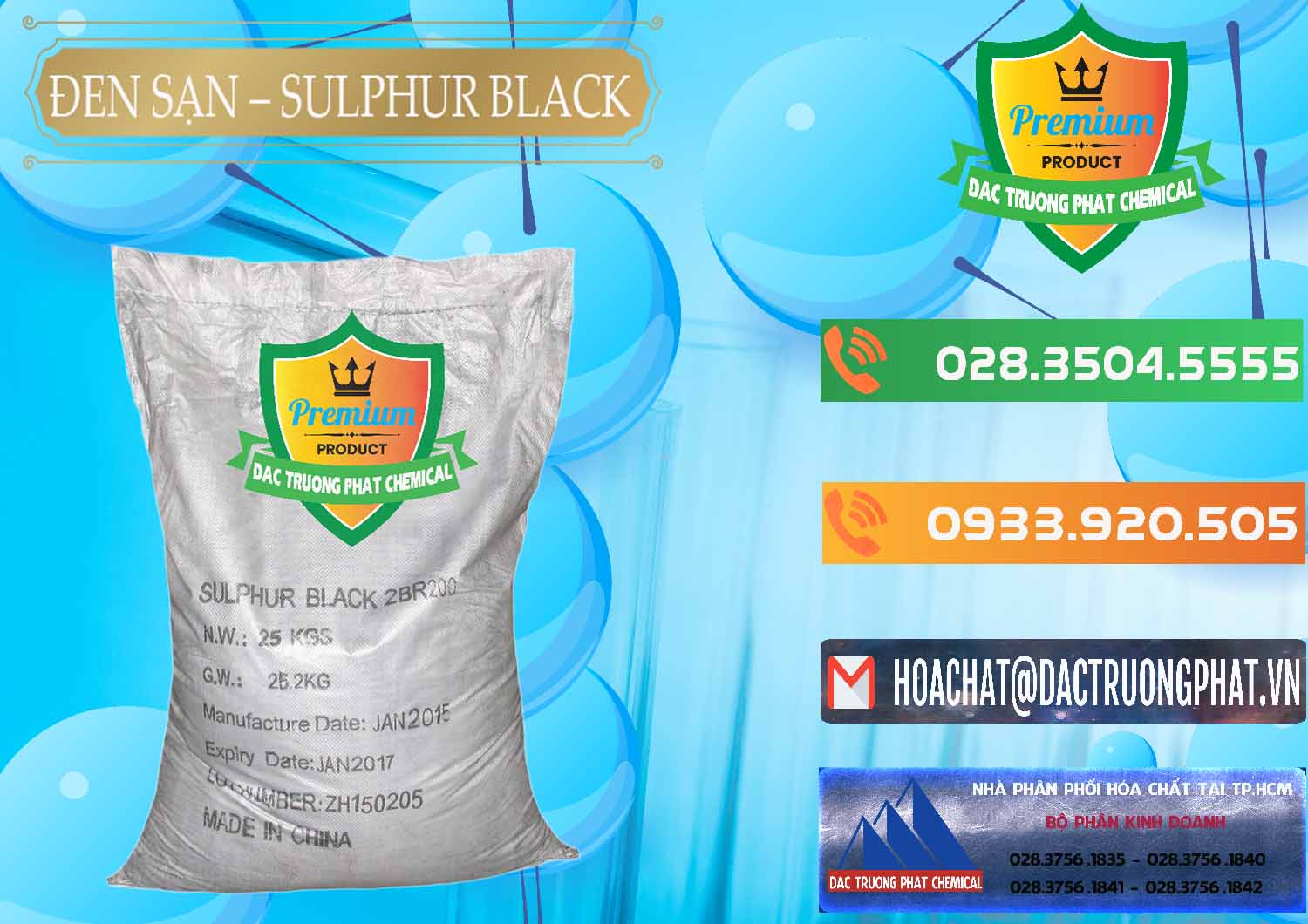 Đơn vị chuyên bán và phân phối Đen Sạn – Sulphur Black Trung Quốc China - 0062 - Công ty chuyên nhập khẩu _ phân phối hóa chất tại TP.HCM - hoachatxulynuoc.com.vn