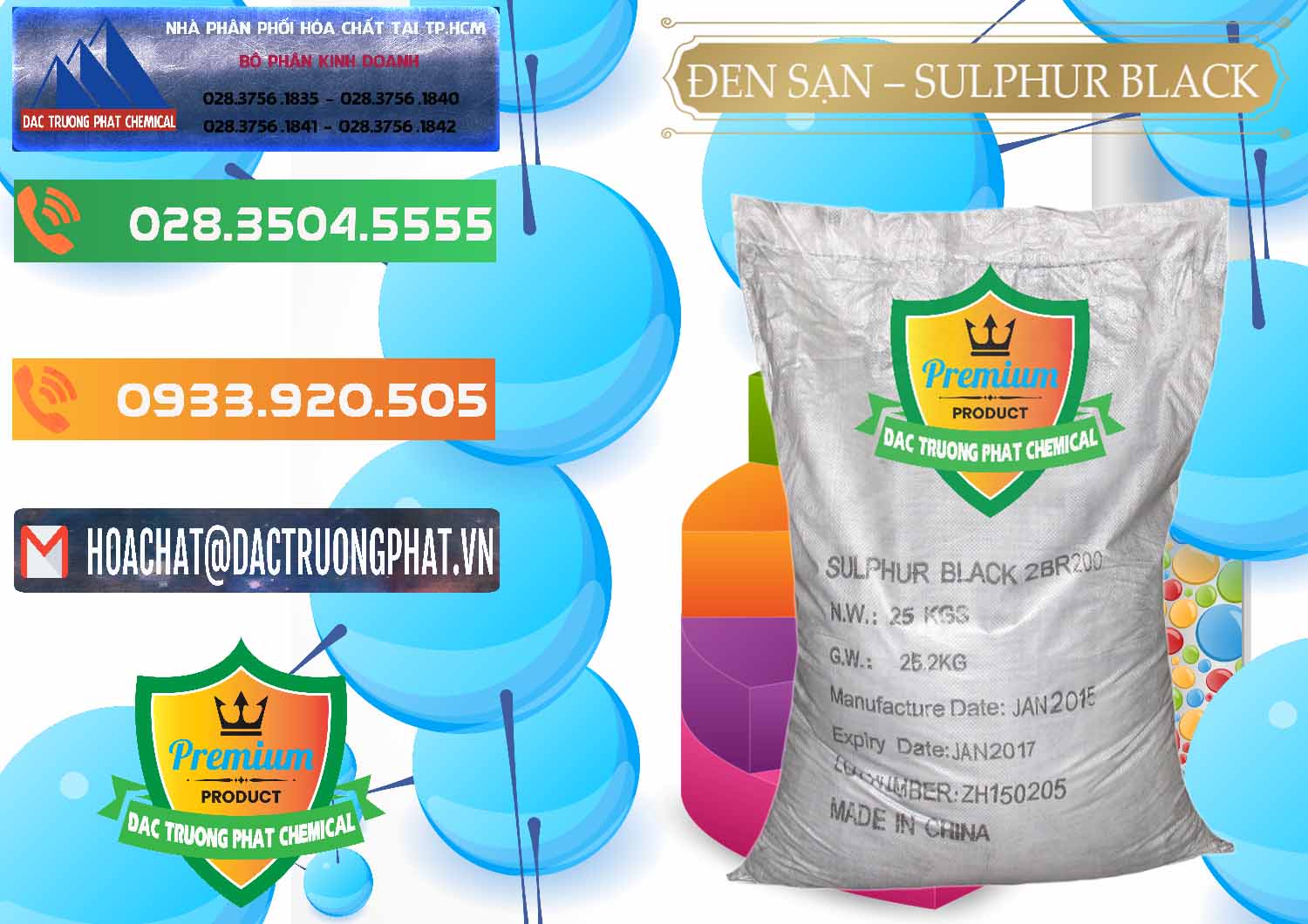 Cty chuyên bán & cung ứng Đen Sạn – Sulphur Black Trung Quốc China - 0062 - Cung ứng và phân phối hóa chất tại TP.HCM - hoachatxulynuoc.com.vn