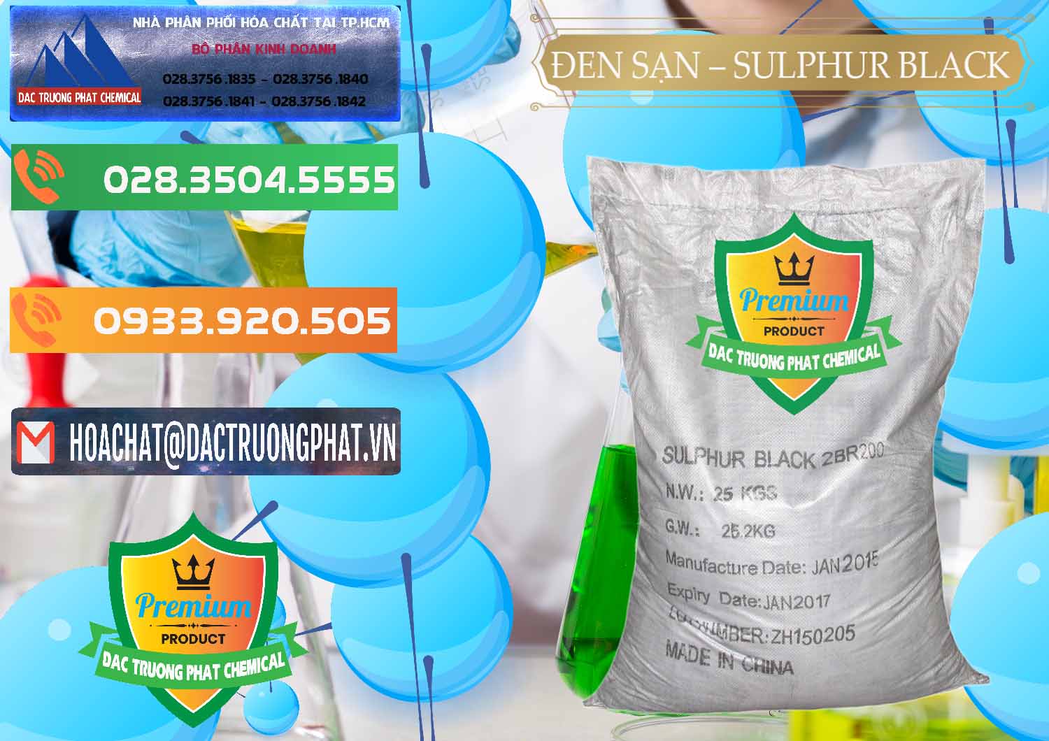 Bán & cung ứng Đen Sạn – Sulphur Black Trung Quốc China - 0062 - Chuyên bán và phân phối hóa chất tại TP.HCM - hoachatxulynuoc.com.vn