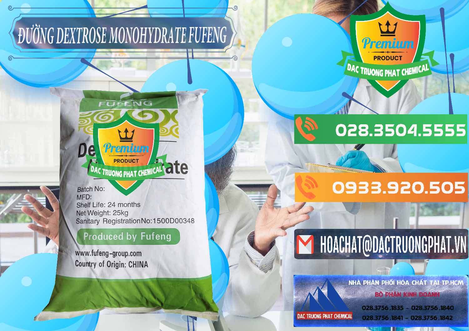 Cty chuyên cung ứng ( bán ) Đường Dextrose Monohydrate Food Grade Fufeng Trung Quốc China - 0223 - Đơn vị chuyên nhập khẩu & cung cấp hóa chất tại TP.HCM - hoachatxulynuoc.com.vn