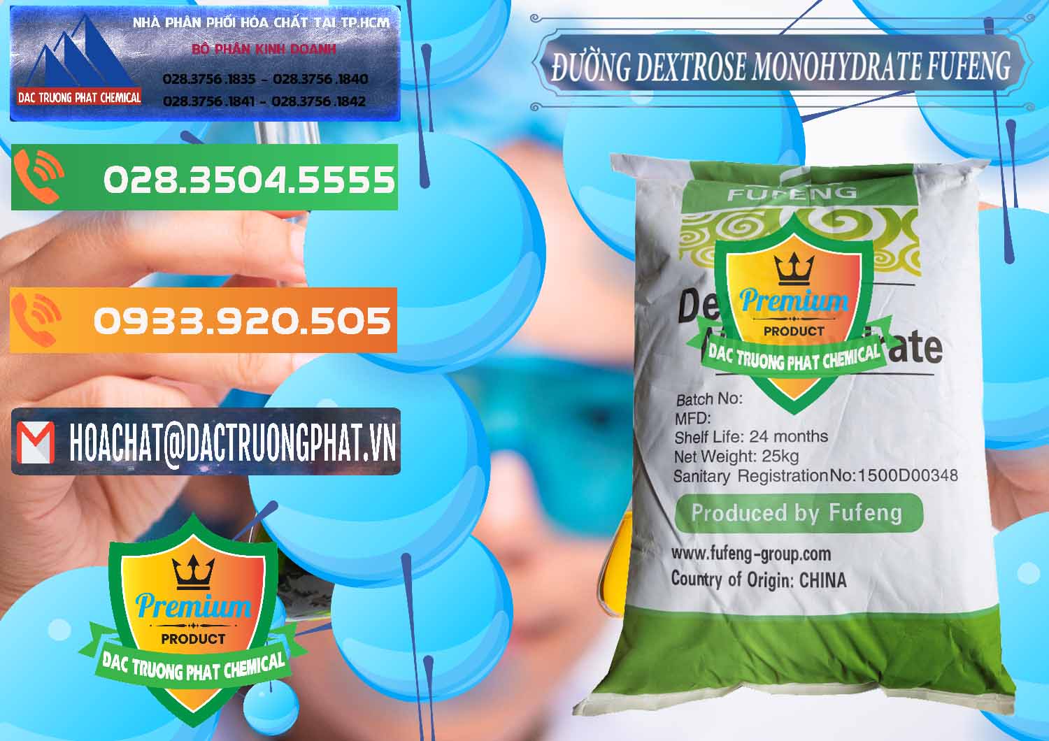 Cty bán và phân phối Đường Dextrose Monohydrate Food Grade Fufeng Trung Quốc China - 0223 - Cty phân phối ( nhập khẩu ) hóa chất tại TP.HCM - hoachatxulynuoc.com.vn
