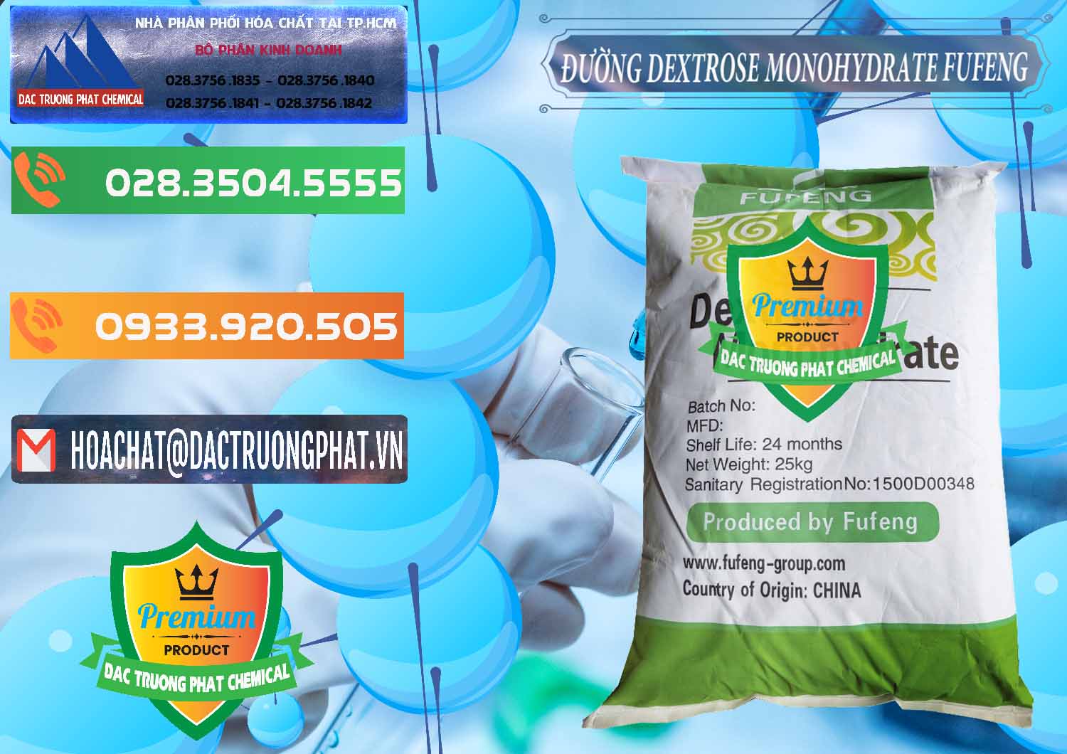 Công ty chuyên nhập khẩu ( bán ) Đường Dextrose Monohydrate Food Grade Fufeng Trung Quốc China - 0223 - Cty phân phối - kinh doanh hóa chất tại TP.HCM - hoachatxulynuoc.com.vn