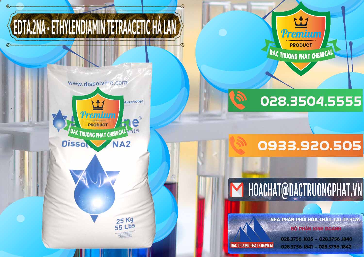 Nhà nhập khẩu - bán EDTA.2NA - Ethylendiamin Tetraacetic Dissolvine Hà Lan Netherlands - 0064 - Nhà phân phối ( nhập khẩu ) hóa chất tại TP.HCM - hoachatxulynuoc.com.vn