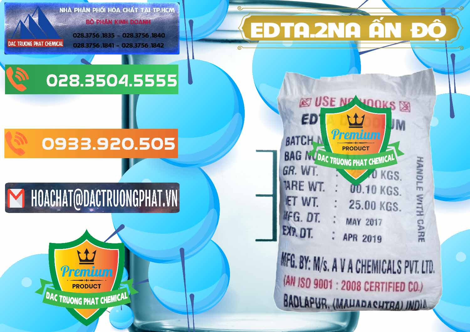 Cung cấp _ bán EDTA.2NA - Ethylendiamin Tetraacetic Ấn Độ India - 0416 - Chuyên cung cấp & phân phối hóa chất tại TP.HCM - hoachatxulynuoc.com.vn