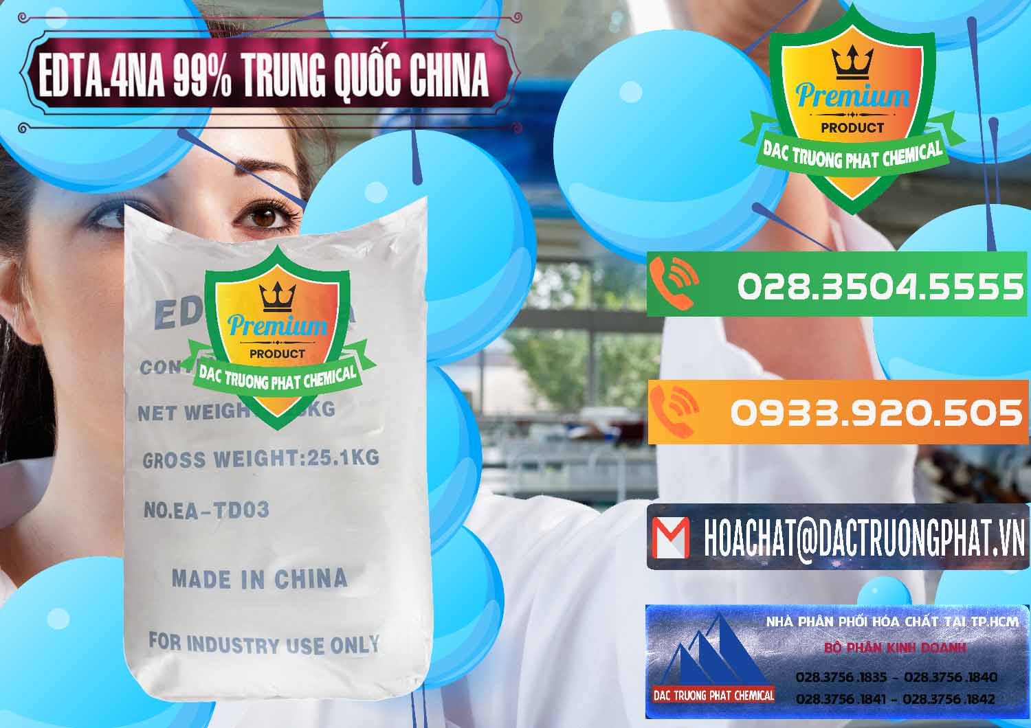 Công ty kinh doanh và bán EDTA.4NA - EDTA Muối 99% Trung Quốc China - 0292 - Cung cấp ( kinh doanh ) hóa chất tại TP.HCM - hoachatxulynuoc.com.vn