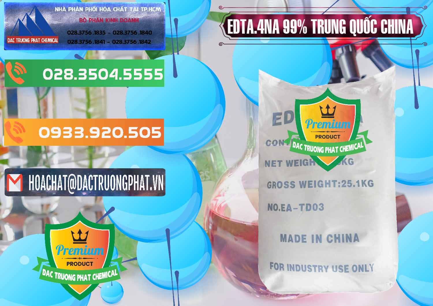Đơn vị chuyên bán _ cung ứng EDTA.4NA - EDTA Muối 99% Trung Quốc China - 0292 - Nơi phân phối _ nhập khẩu hóa chất tại TP.HCM - hoachatxulynuoc.com.vn