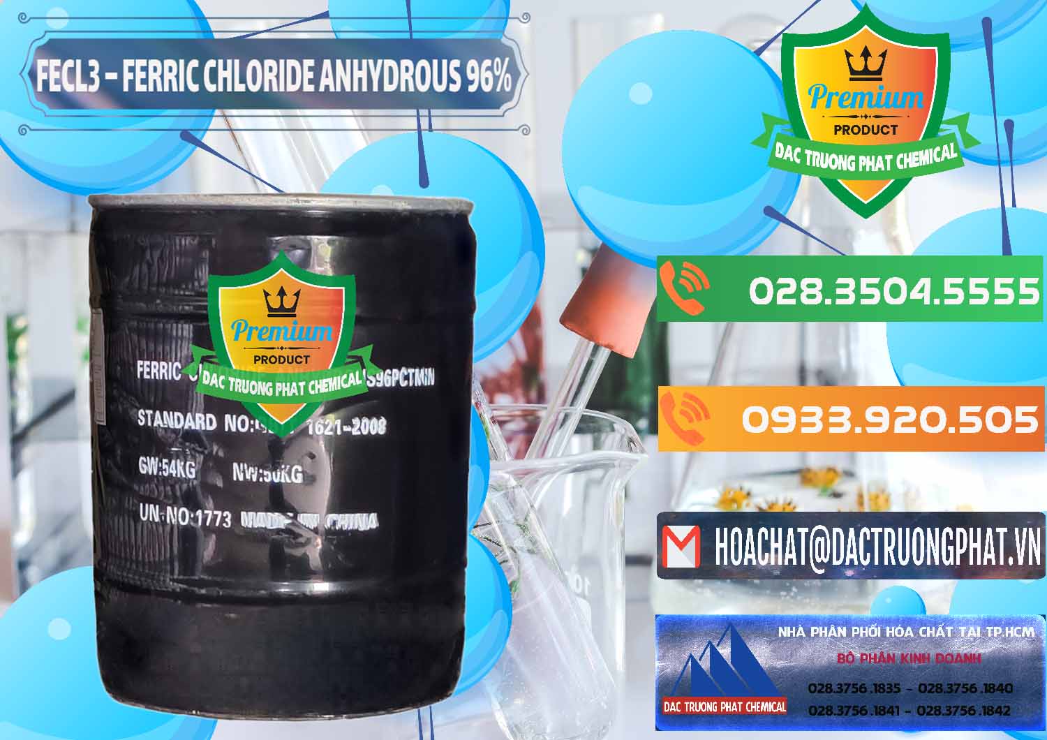 Nơi chuyên cung cấp _ bán FECL3 – Ferric Chloride Anhydrous 96% Trung Quốc China - 0065 - Công ty nhập khẩu và phân phối hóa chất tại TP.HCM - hoachatxulynuoc.com.vn