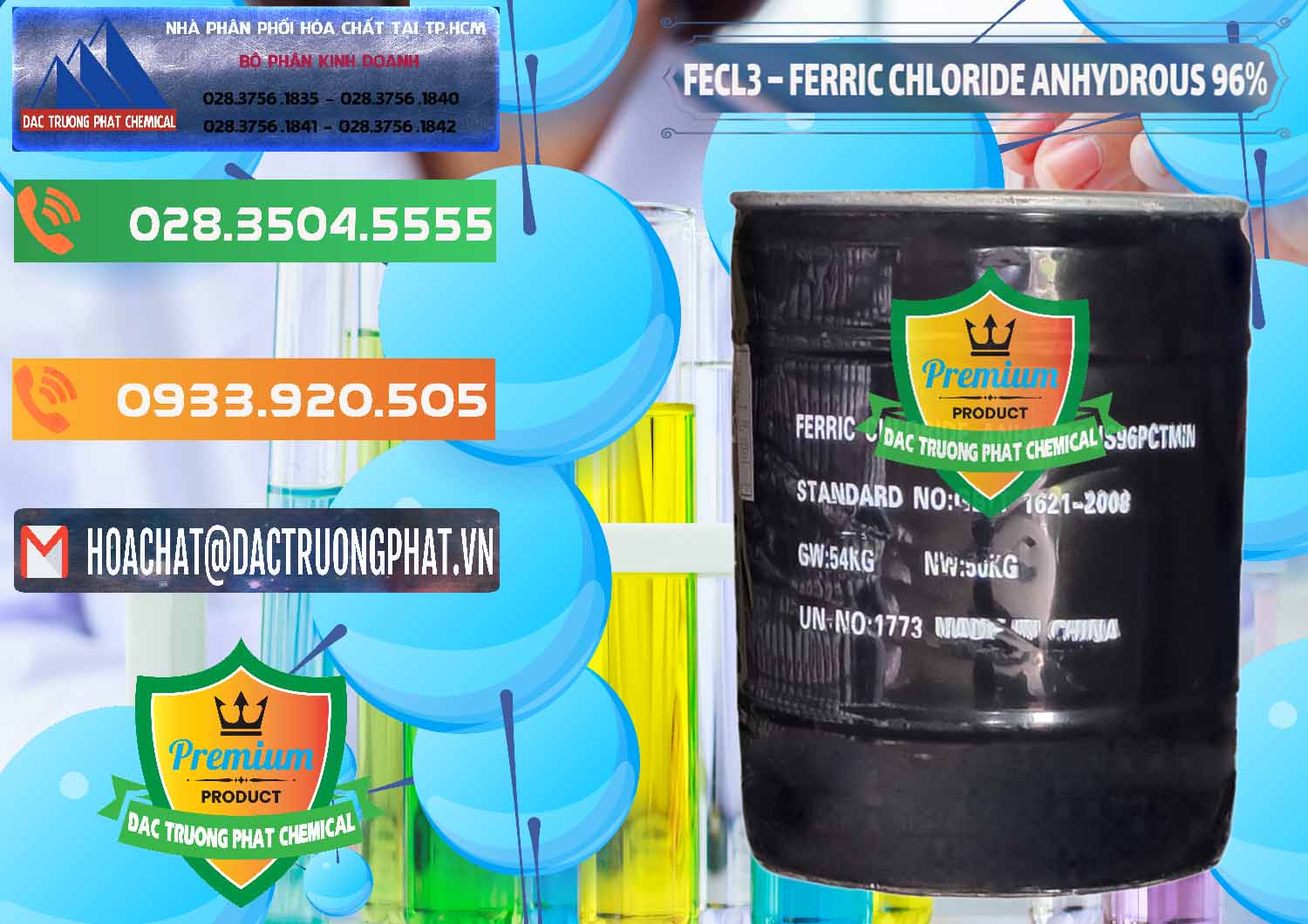 Công ty bán - cung cấp FECL3 – Ferric Chloride Anhydrous 96% Trung Quốc China - 0065 - Cty nhập khẩu và phân phối hóa chất tại TP.HCM - hoachatxulynuoc.com.vn