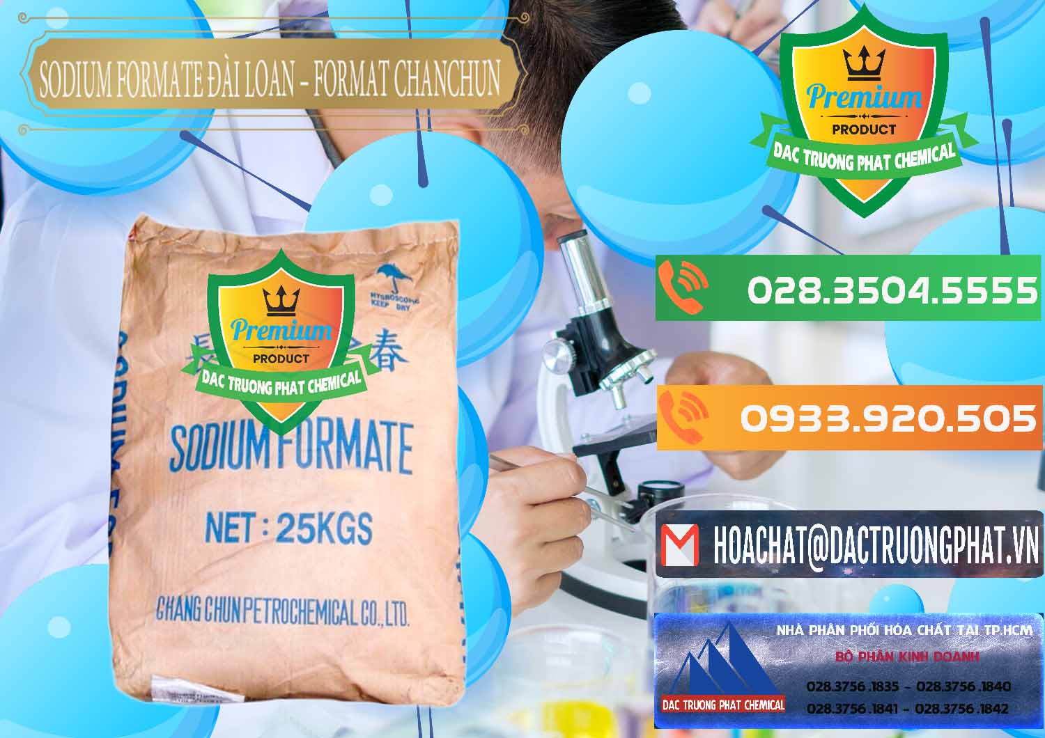 Nơi bán ( cung cấp ) Sodium Formate - Natri Format Đài Loan Taiwan - 0141 - Cty cung cấp & kinh doanh hóa chất tại TP.HCM - hoachatxulynuoc.com.vn