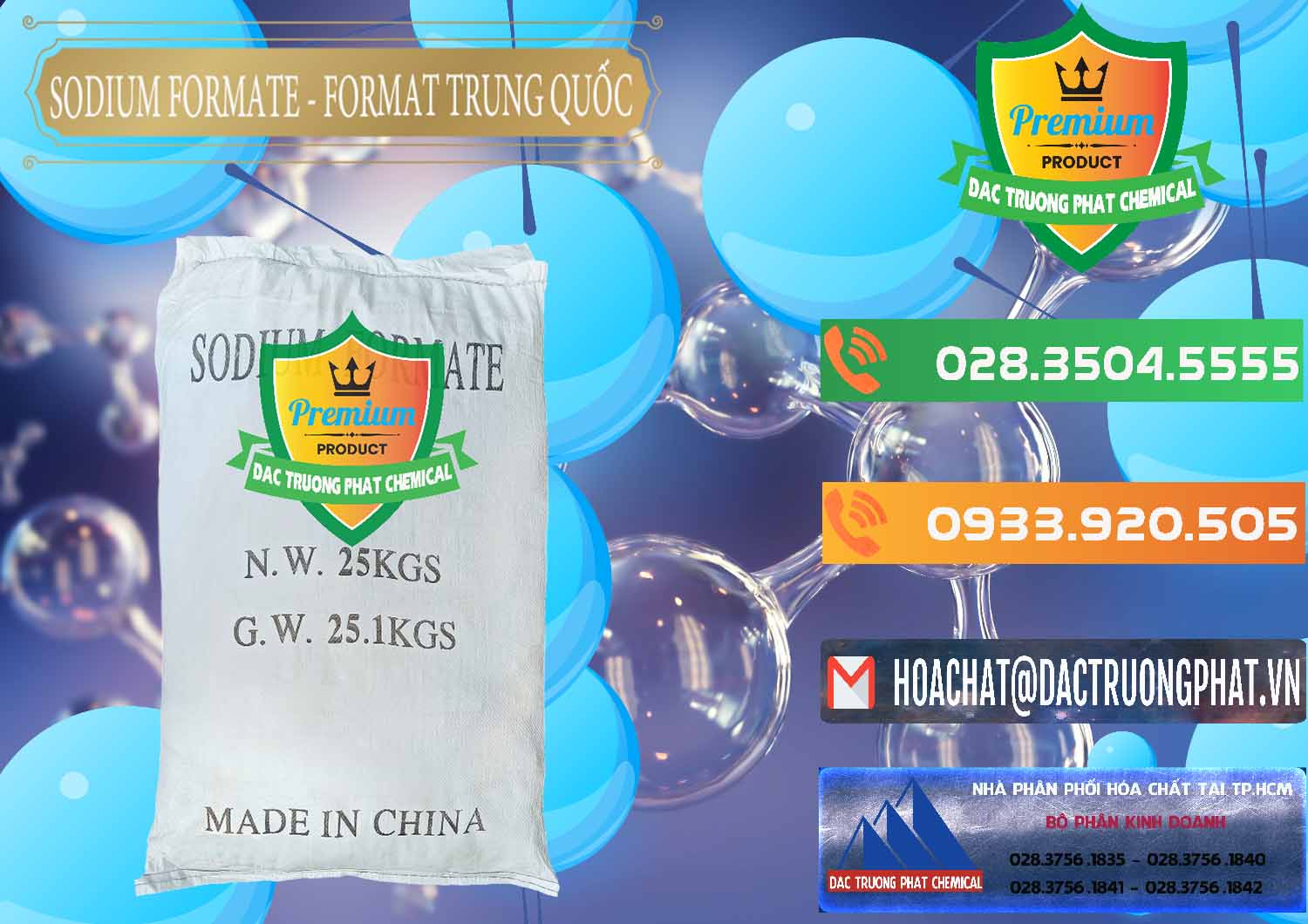 Cung ứng & bán Sodium Formate - Natri Format Trung Quốc China - 0142 - Nơi chuyên bán và phân phối hóa chất tại TP.HCM - hoachatxulynuoc.com.vn