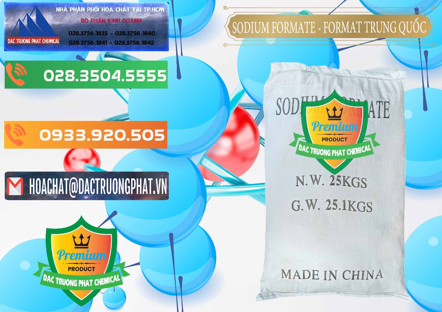 Đơn vị chuyên phân phối và bán Sodium Formate - Natri Format Trung Quốc China - 0142 - Chuyên kinh doanh & phân phối hóa chất tại TP.HCM - hoachatxulynuoc.com.vn