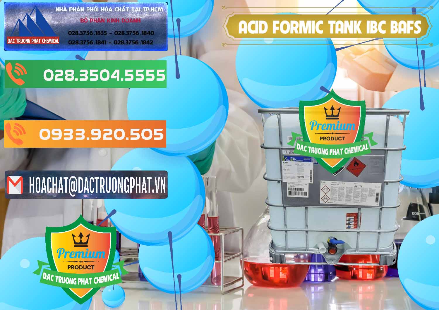 Nơi bán - cung ứng Acid Formic - Axit Formic Tank - Bồn IBC BASF Đức - 0366 - Công ty cung cấp - bán hóa chất tại TP.HCM - hoachatxulynuoc.com.vn