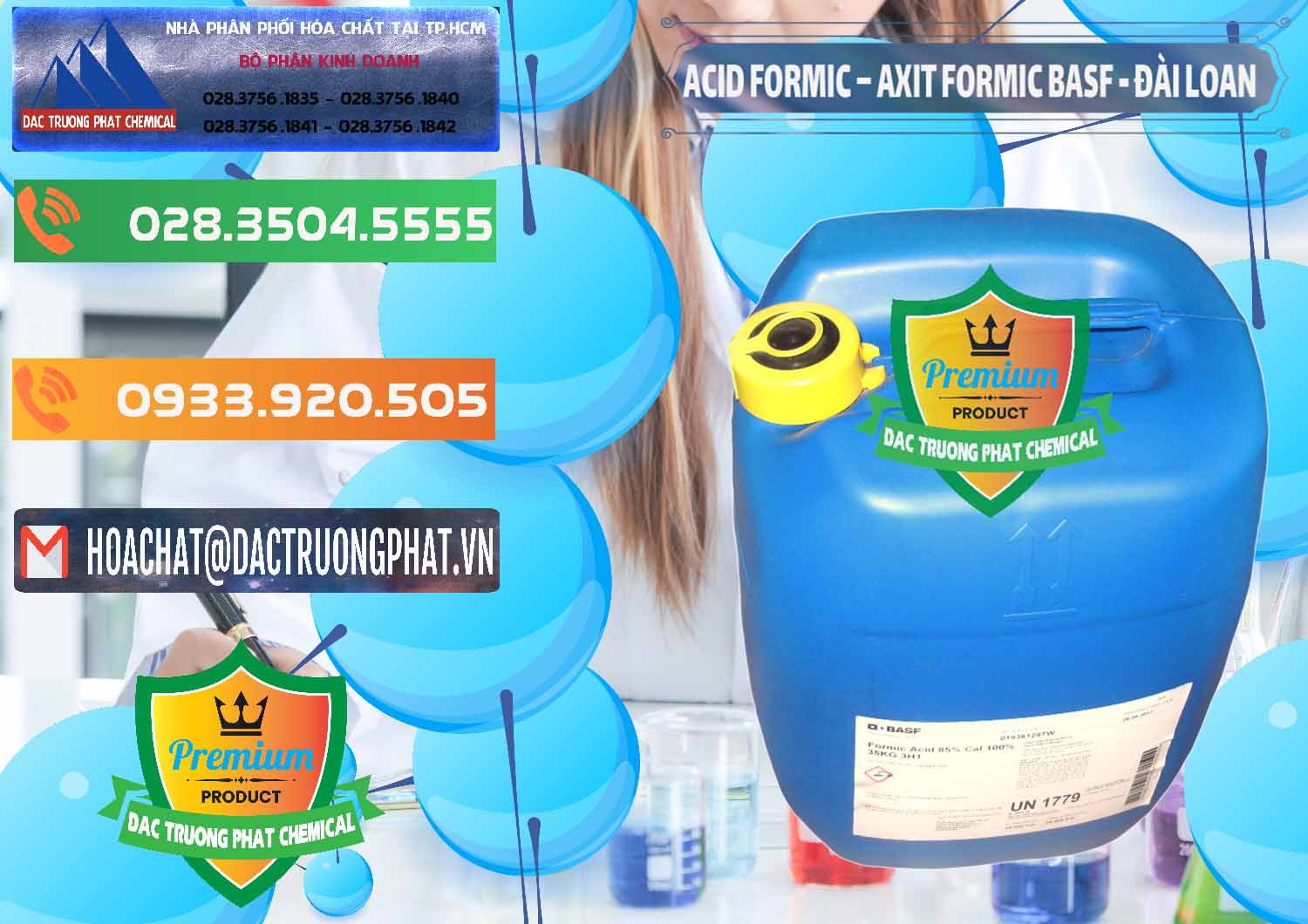 Công ty chuyên cung ứng & bán Acid Formic - Axit Formic 85% BASF Đài Loan Taiwan - 0027 - Nơi phân phối - nhập khẩu hóa chất tại TP.HCM - hoachatxulynuoc.com.vn