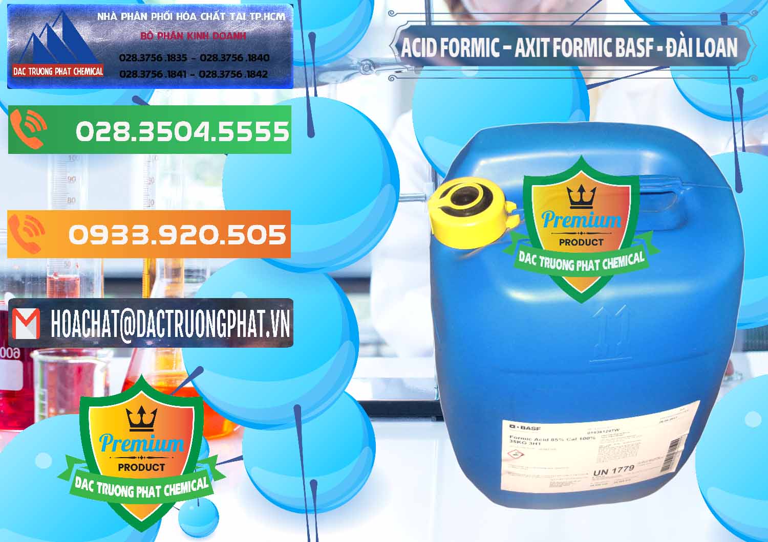 Nơi chuyên kinh doanh - bán Acid Formic - Axit Formic 85% BASF Đài Loan Taiwan - 0027 - Cty chuyên nhập khẩu - cung cấp hóa chất tại TP.HCM - hoachatxulynuoc.com.vn