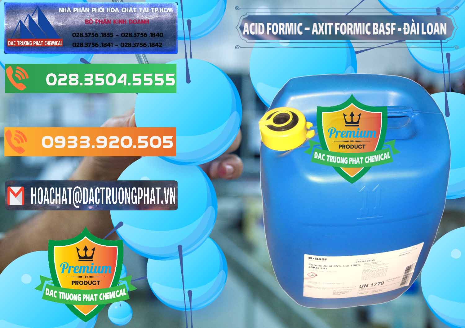 Nhà cung cấp _ bán Acid Formic - Axit Formic 85% BASF Đài Loan Taiwan - 0027 - Đơn vị chuyên cung cấp & bán hóa chất tại TP.HCM - hoachatxulynuoc.com.vn