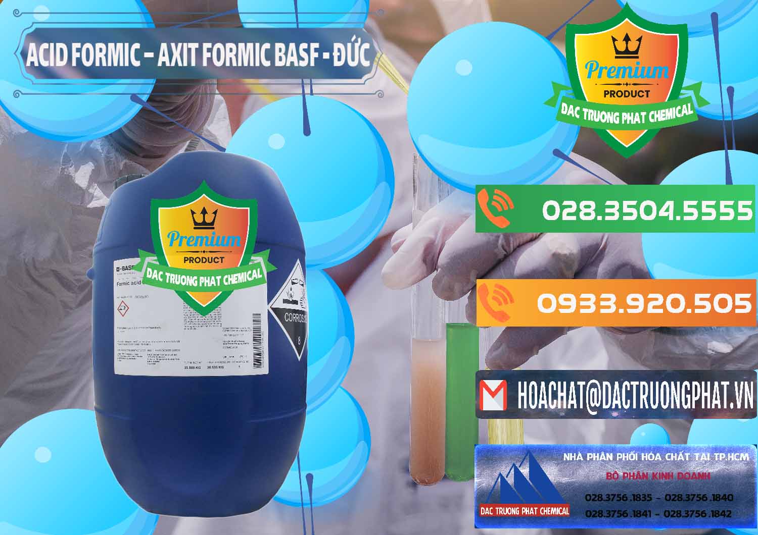 Nơi chuyên cung ứng - bán Acid Formic - Axit Formic BASF Đức Germany - 0028 - Chuyên cung cấp ( nhập khẩu ) hóa chất tại TP.HCM - hoachatxulynuoc.com.vn