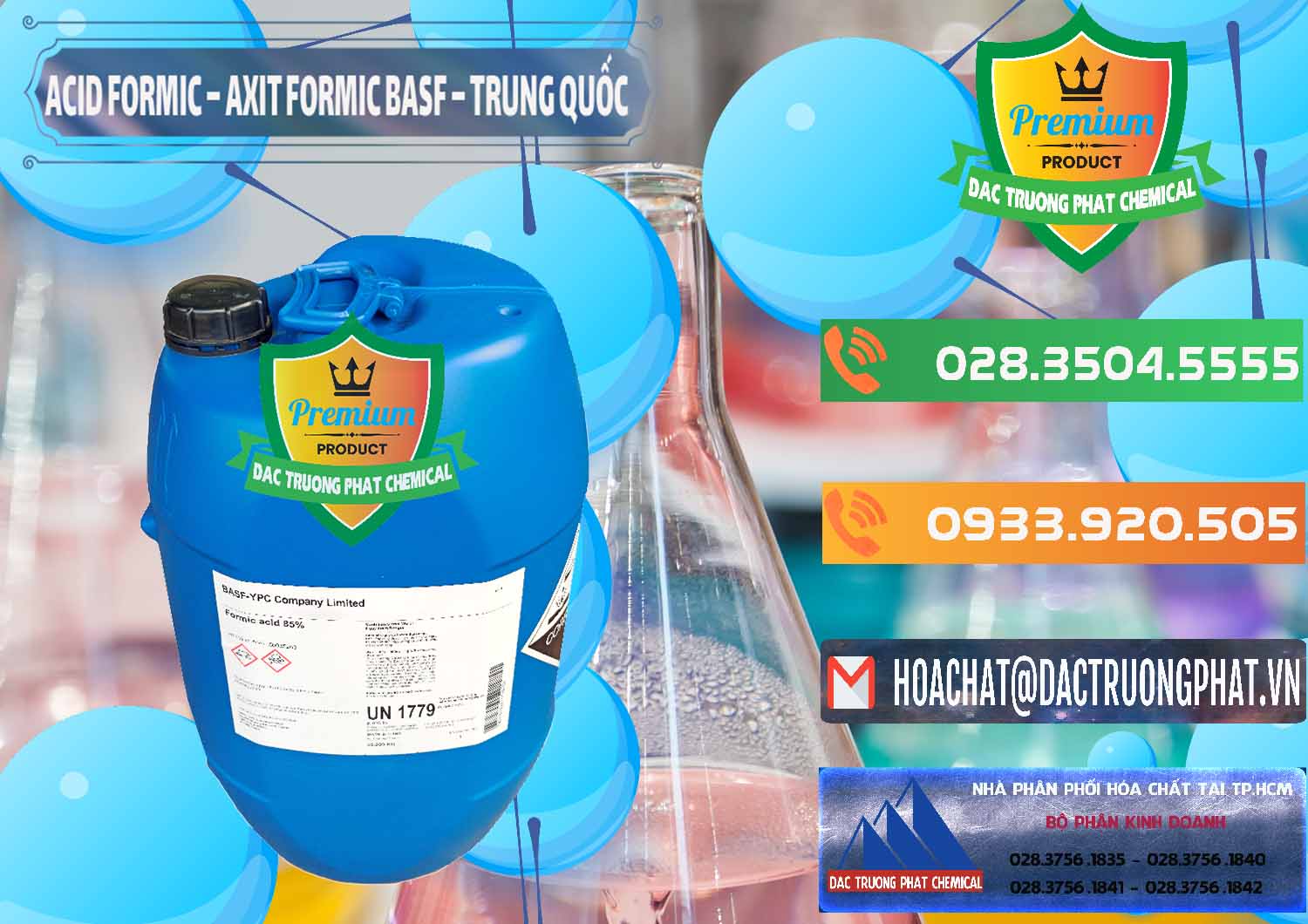 Đơn vị bán - phân phối Acid Formic - Axit Formic BASF Trung Quốc China - 0025 - Đơn vị nhập khẩu và phân phối hóa chất tại TP.HCM - hoachatxulynuoc.com.vn