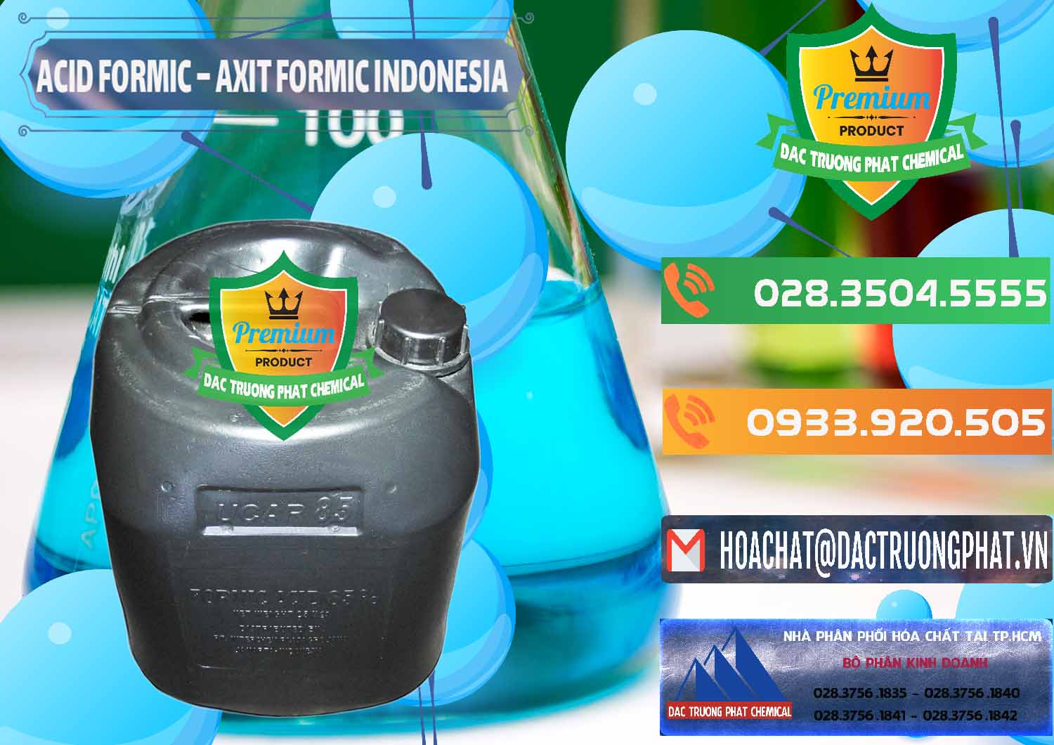 Phân phối & bán Acid Formic - Axit Formic Indonesia - 0026 - Cty chuyên cung cấp & kinh doanh hóa chất tại TP.HCM - hoachatxulynuoc.com.vn