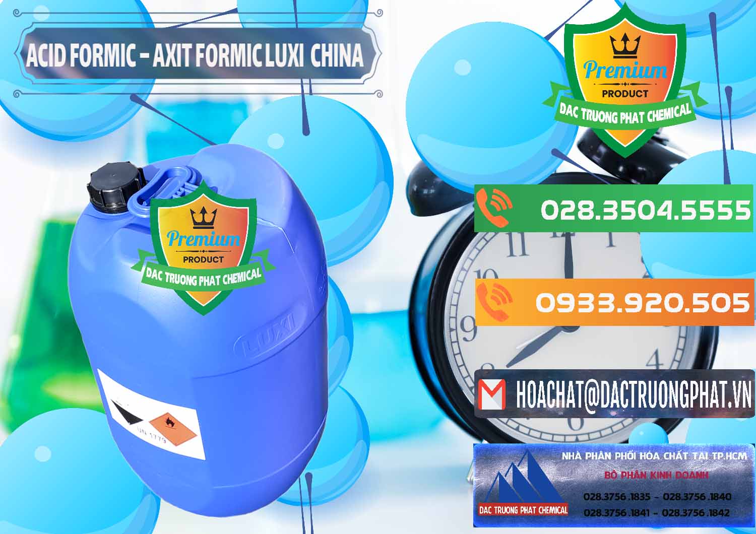 Cty chuyên phân phối & bán Acid Formic - Axit Formic Luxi Trung Quốc China - 0029 - Đơn vị cung cấp _ phân phối hóa chất tại TP.HCM - hoachatxulynuoc.com.vn