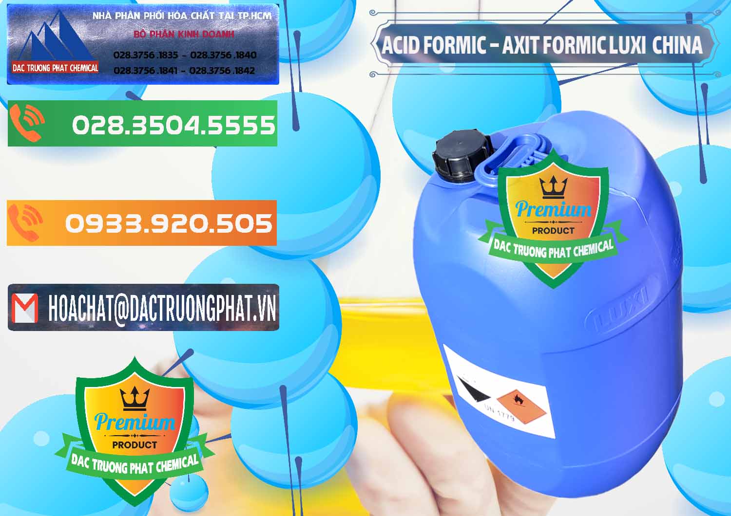 Cty bán ( phân phối ) Acid Formic - Axit Formic Luxi Trung Quốc China - 0029 - Công ty kinh doanh ( phân phối ) hóa chất tại TP.HCM - hoachatxulynuoc.com.vn