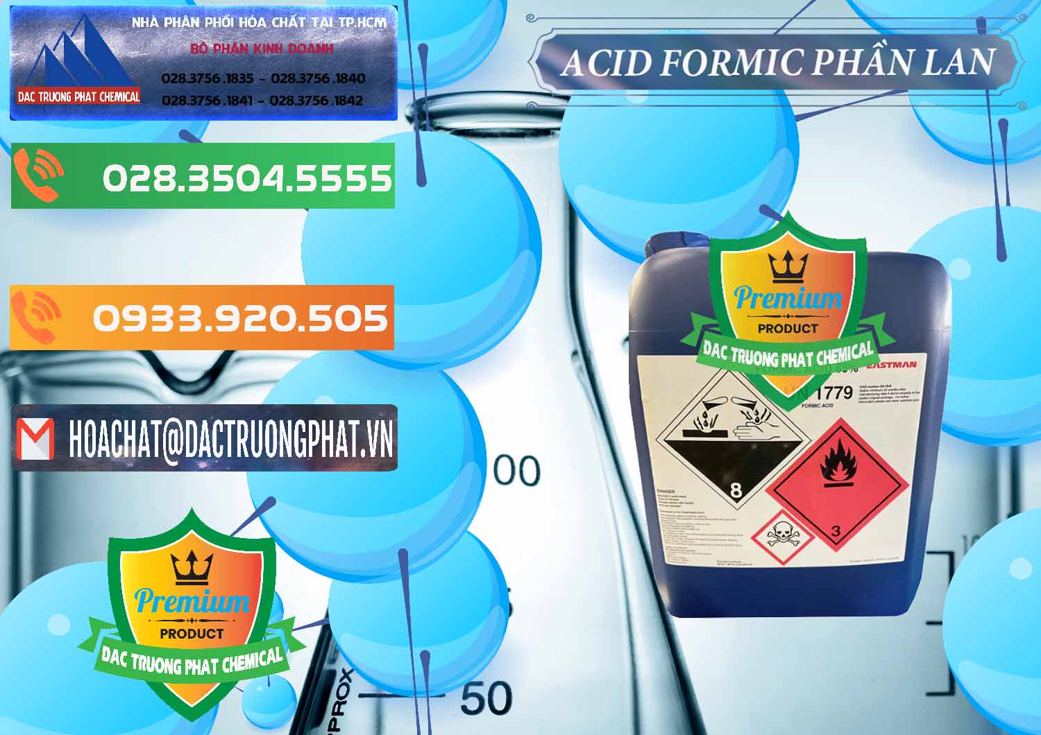 Đơn vị chuyên kinh doanh & bán Acid Formic - Axit Formic Phần Lan Finland - 0376 - Cty phân phối _ kinh doanh hóa chất tại TP.HCM - hoachatxulynuoc.com.vn