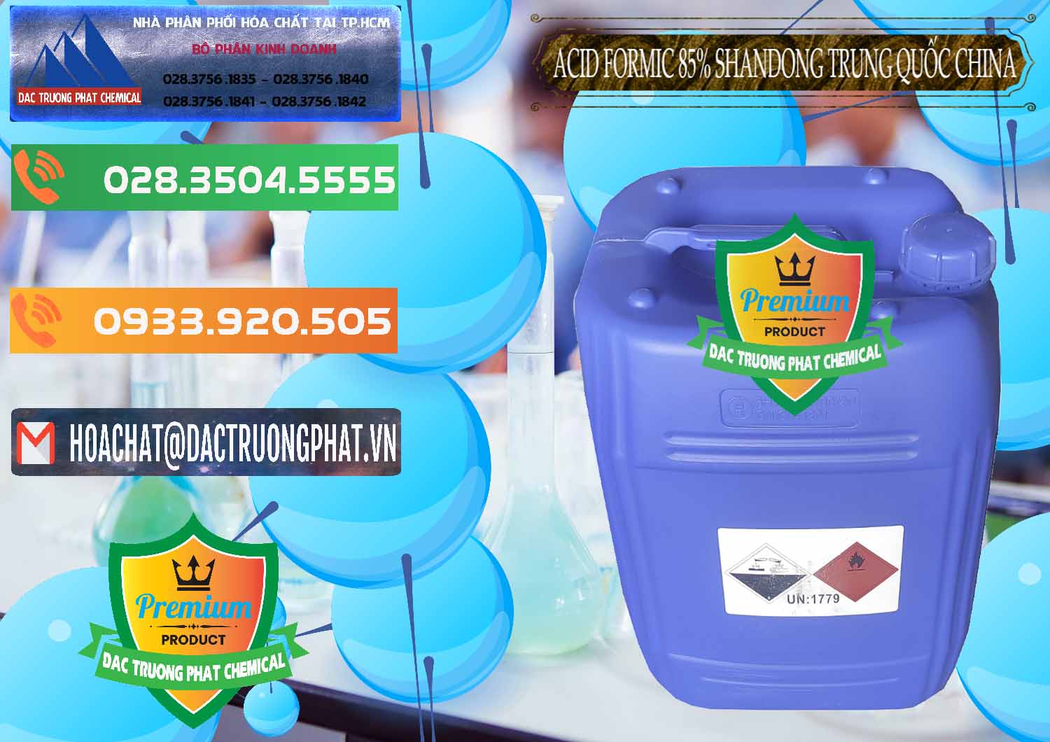 Công ty phân phối _ bán Acid Formic - Axit Formic 85% Shandong Trung Quốc China - 0235 - Công ty cung cấp & phân phối hóa chất tại TP.HCM - hoachatxulynuoc.com.vn