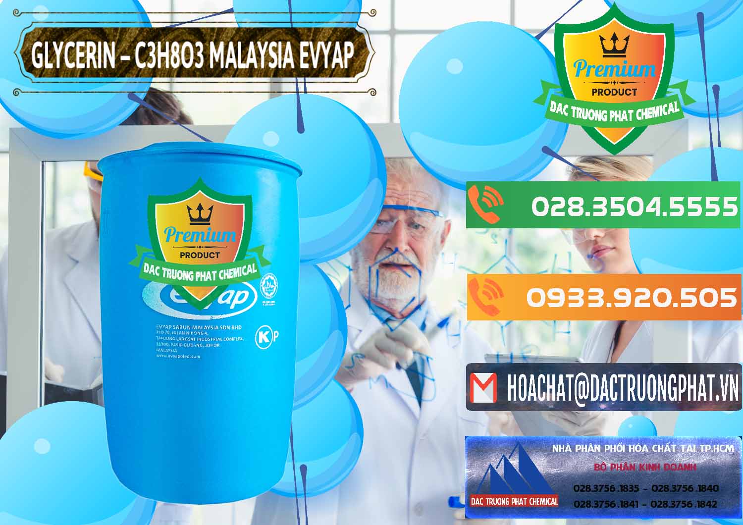 Nơi nhập khẩu & bán Glycerin – C3H8O3 Malaysia Evyap - 0066 - Nơi chuyên cung cấp - kinh doanh hóa chất tại TP.HCM - hoachatxulynuoc.com.vn