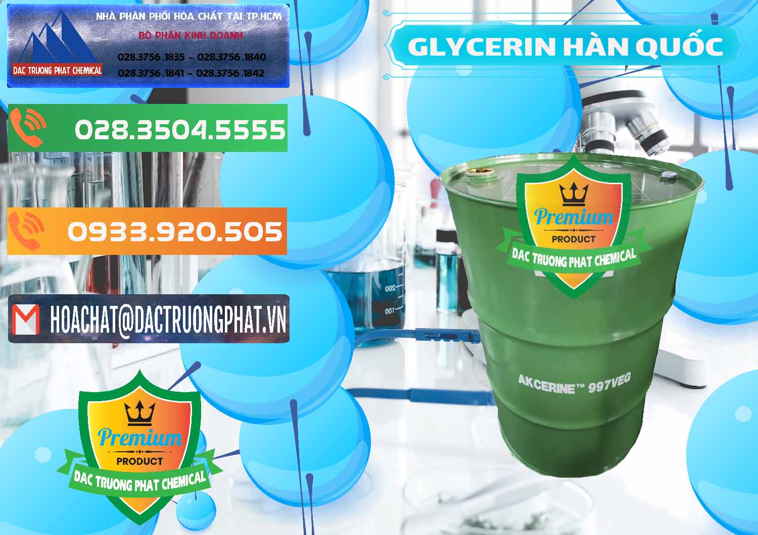 Đơn vị chuyên cung ứng _ bán Glycerin – C3H8O3 Hàn Quốc Korea - 0403 - Nơi chuyên cung cấp - kinh doanh hóa chất tại TP.HCM - hoachatxulynuoc.com.vn