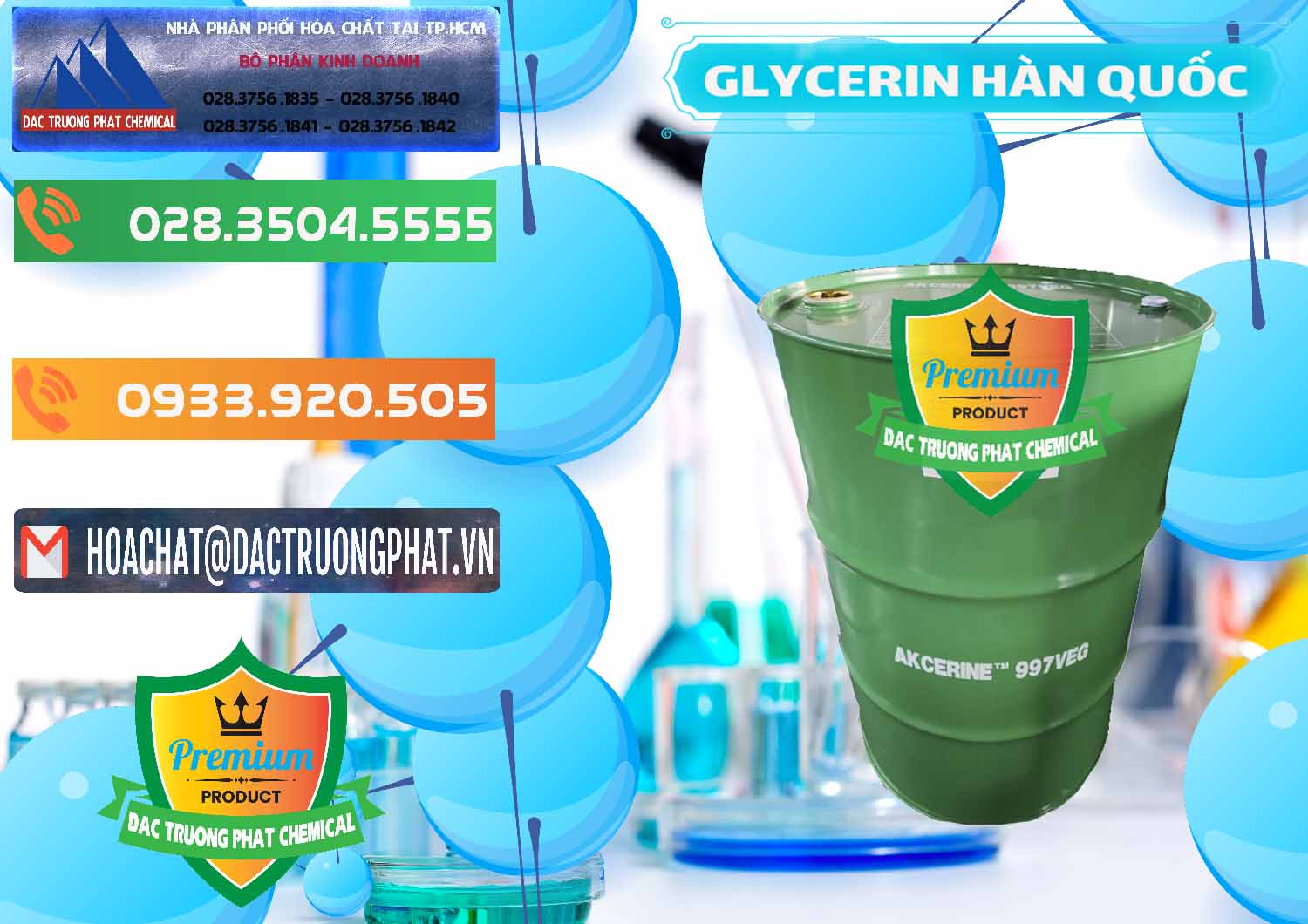 Đơn vị chuyên nhập khẩu ( bán ) Glycerin – C3H8O3 Hàn Quốc Korea - 0403 - Công ty cung ứng - phân phối hóa chất tại TP.HCM - hoachatxulynuoc.com.vn