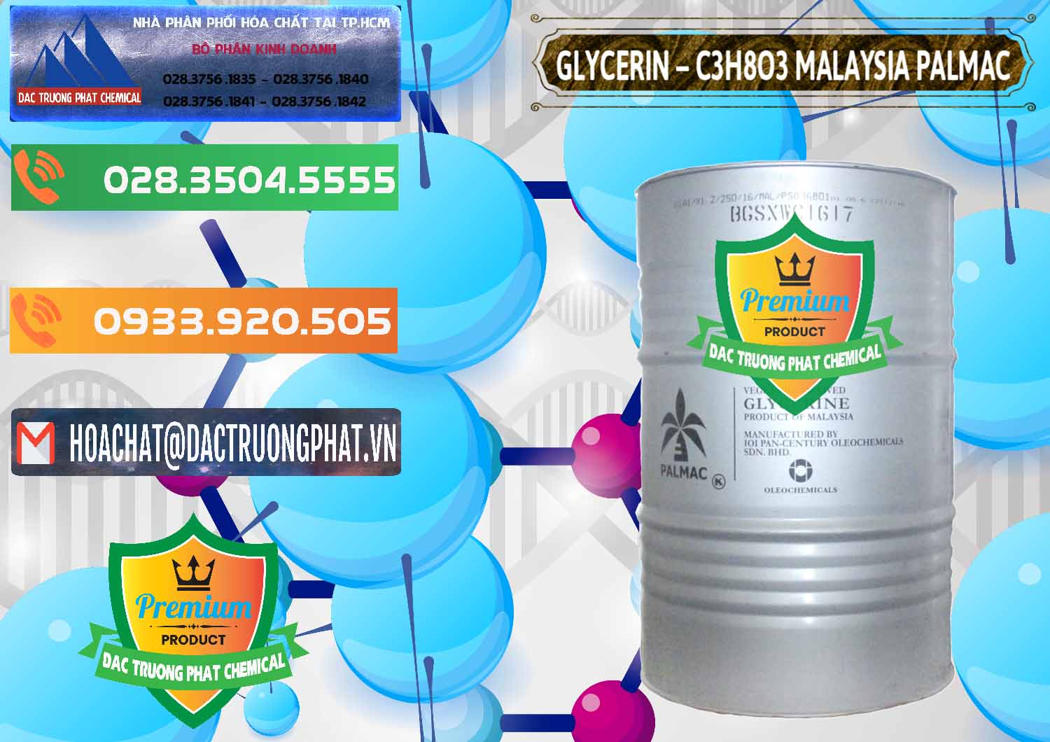 Công ty cung cấp và bán Glycerin – C3H8O3 99.7% Malaysia Palmac - 0067 - Nhà nhập khẩu và cung cấp hóa chất tại TP.HCM - hoachatxulynuoc.com.vn