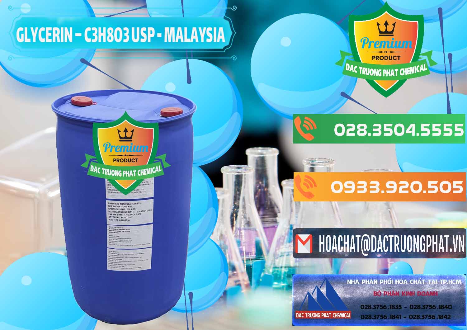 Nơi chuyên cung cấp - bán Glycerin – C3H8O3 USP Malaysia - 0233 - Nơi cung cấp và phân phối hóa chất tại TP.HCM - hoachatxulynuoc.com.vn