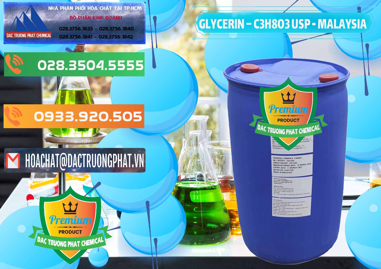 Công ty chuyên cung ứng và bán Glycerin – C3H8O3 USP Malaysia - 0233 - Nhà phân phối và cung cấp hóa chất tại TP.HCM - hoachatxulynuoc.com.vn