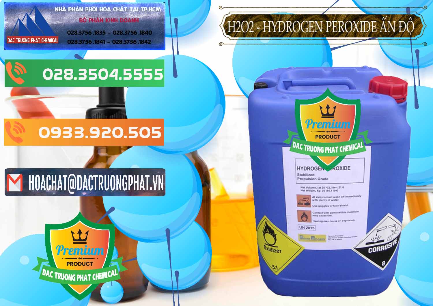 Công ty cung ứng - bán H2O2 - Hydrogen Peroxide 50% Ấn Độ India - 0349 - Đơn vị phân phối _ cung cấp hóa chất tại TP.HCM - hoachatxulynuoc.com.vn