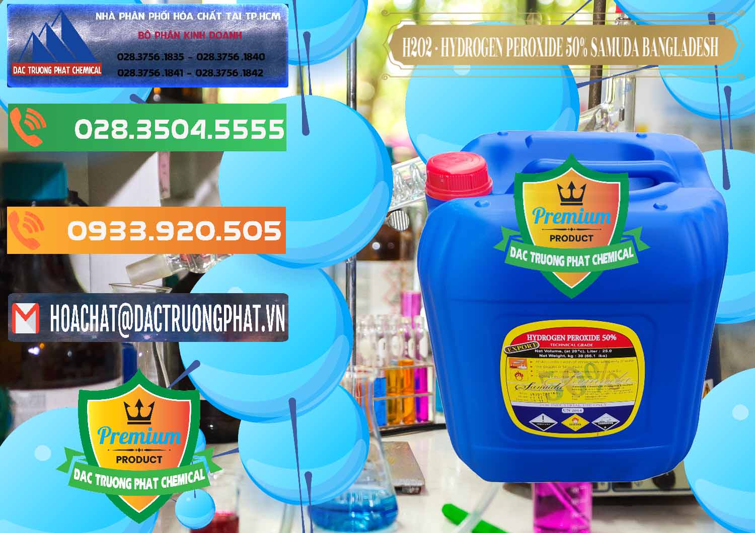 Công ty chuyên bán _ cung ứng H2O2 - Hydrogen Peroxide 50% Samuda Bangladesh - 0077 - Nơi chuyên nhập khẩu ( phân phối ) hóa chất tại TP.HCM - hoachatxulynuoc.com.vn