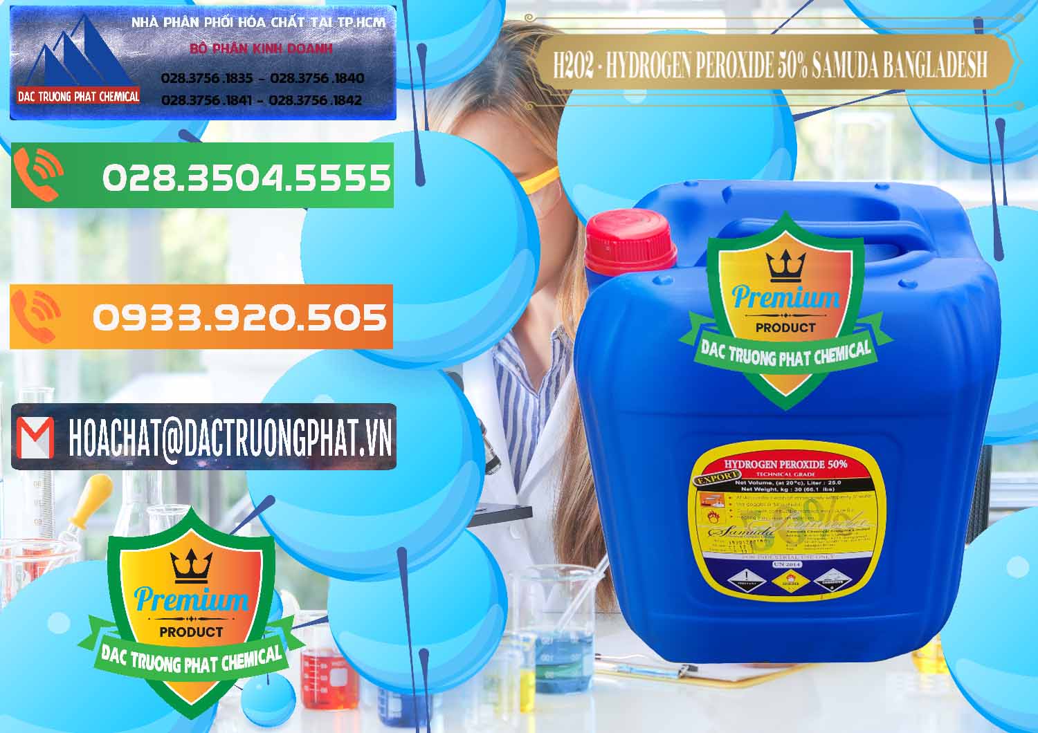 Đơn vị cung cấp & bán H2O2 - Hydrogen Peroxide 50% Samuda Bangladesh - 0077 - Cty nhập khẩu _ phân phối hóa chất tại TP.HCM - hoachatxulynuoc.com.vn
