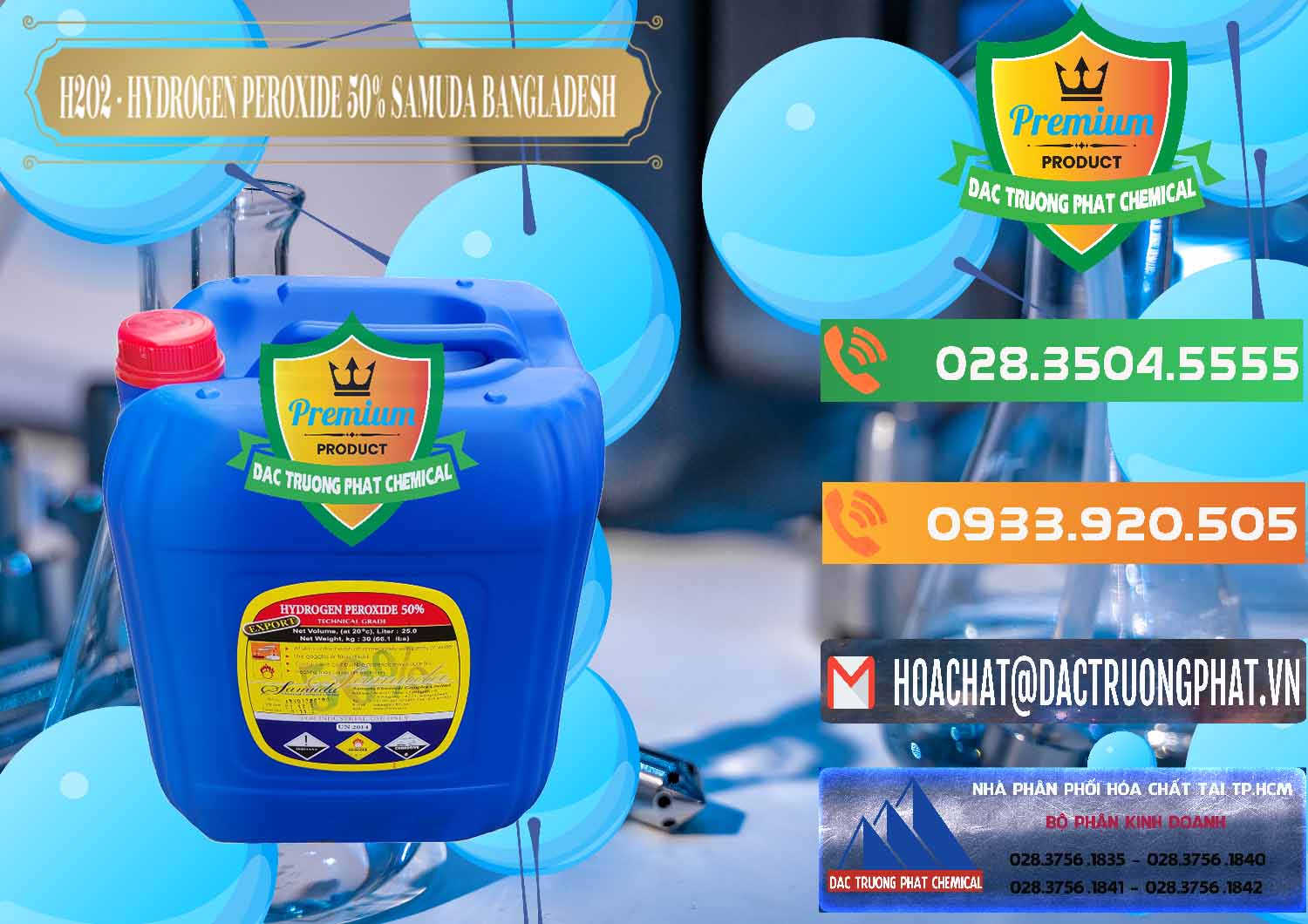 Đơn vị chuyên bán & cung ứng hóa chất H2O2 & H2O2 Dạng Nước 50% Samuda Bangladesh tại Cần Thơ Bán _ phân phối H2O2 - Hydrogen Peroxide 50% Samuda Bangladesh - 0077 - Nơi bán & cung cấp hóa chất tại TP.HCM - hoachatxulynuoc.com.vn