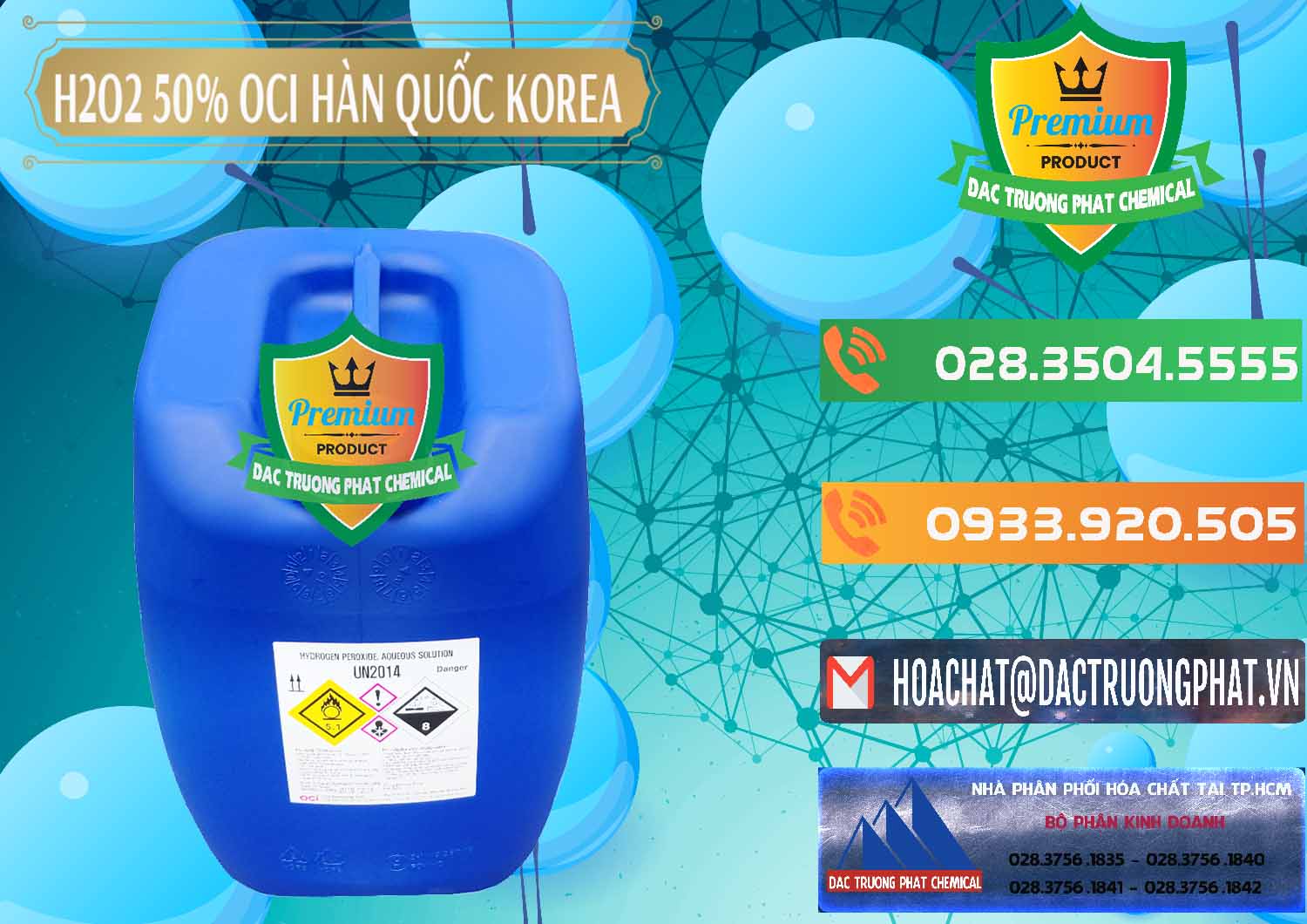 Cty chuyên cung cấp ( bán ) H2O2 - Hydrogen Peroxide 50% OCI Hàn Quốc Korea - 0075 - Chuyên cung cấp ( phân phối ) hóa chất tại TP.HCM - hoachatxulynuoc.com.vn