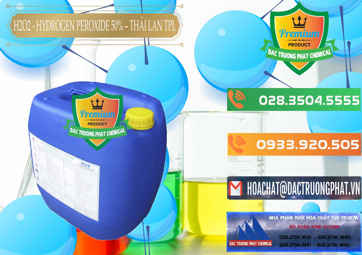 Công ty bán và cung cấp H2O2 - Hydrogen Peroxide 50% Thái Lan TPL - 0076 - Nhà nhập khẩu - phân phối hóa chất tại TP.HCM - hoachatxulynuoc.com.vn