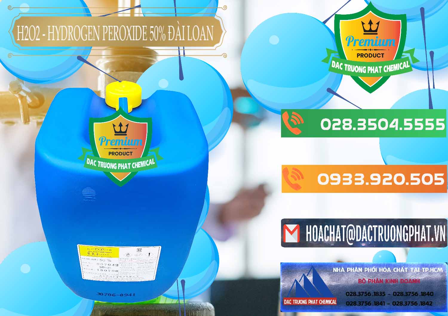 Đơn vị chuyên bán * cung ứng hóa chất Liquid Oxi Già ß H2O2 50% Đài Loan Taiwan Chang Chun tại Bình Phước Công ty chuyên phân phối ( bán ) H2O2 - Hydrogen Peroxide 50% Đài Loan Taiwan Chang Chun - 0069 - Chuyên phân phối và cung cấp hóa chất tại TP.HCM - hoachatxulynuoc.com.vn