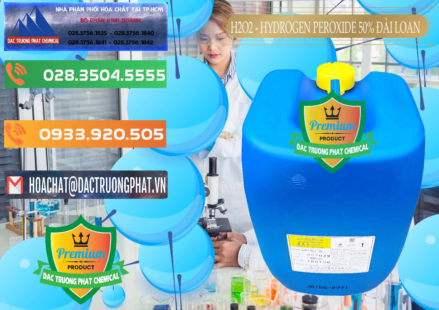 Công ty chuyên cung cấp - bán hóa chất Hydro Peroxit Lỏng > Hydrogen Peroxide 50% Đài Loan Taiwan Chang Chun Nơi bán _ phân phối H2O2 - Hydrogen Peroxide 50% Đài Loan Taiwan Chang Chun - 0069 - Nơi nhập khẩu ( phân phối ) hóa chất tại TP.HCM - hoachatxulynuoc.com.vn