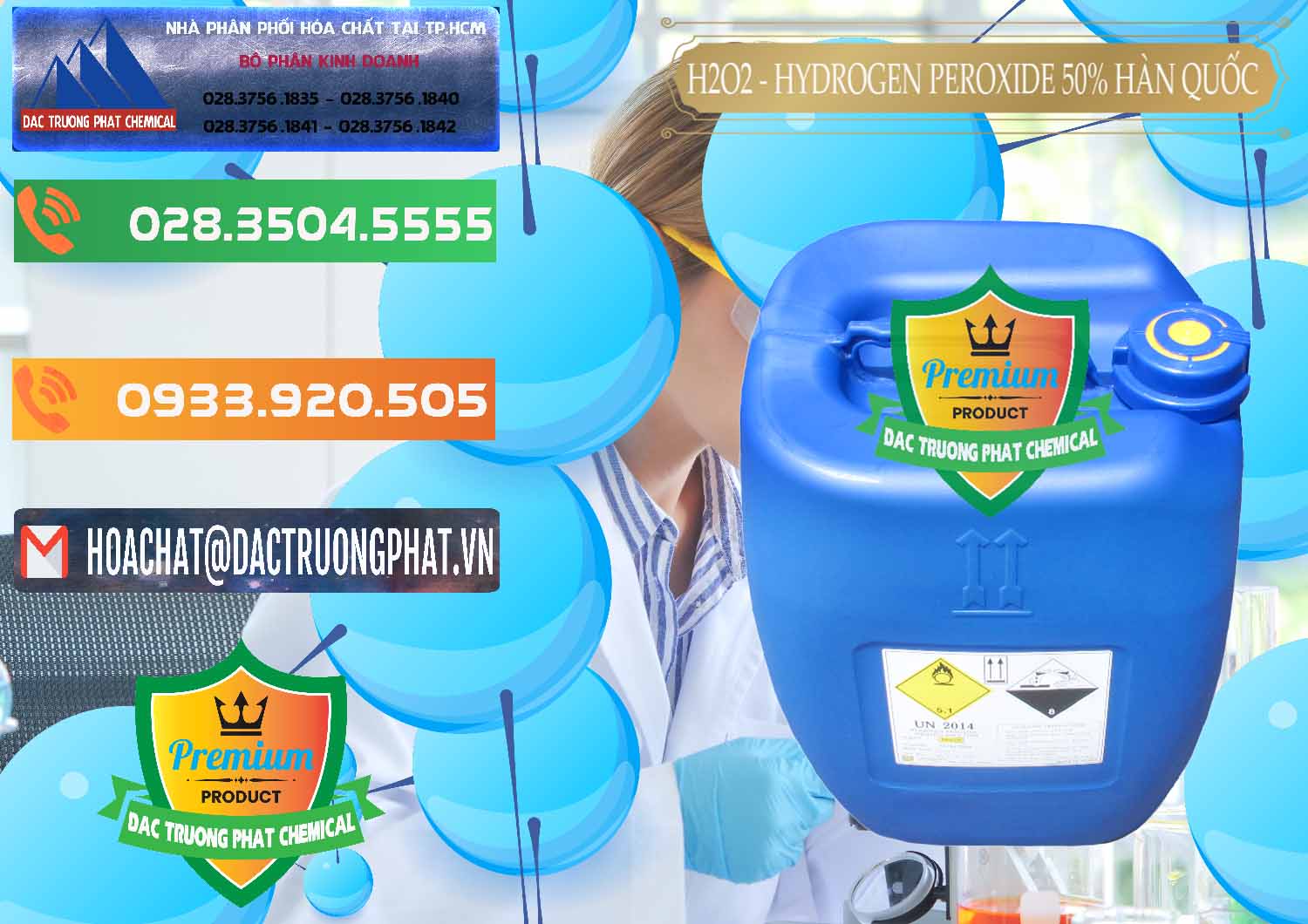 Công ty chuyên kinh doanh ( bán ) H2O2 - Hydrogen Peroxide 50% Taekwang Hàn Quốc Korea - 0071 - Đơn vị chuyên phân phối và cung ứng hóa chất tại TP.HCM - hoachatxulynuoc.com.vn