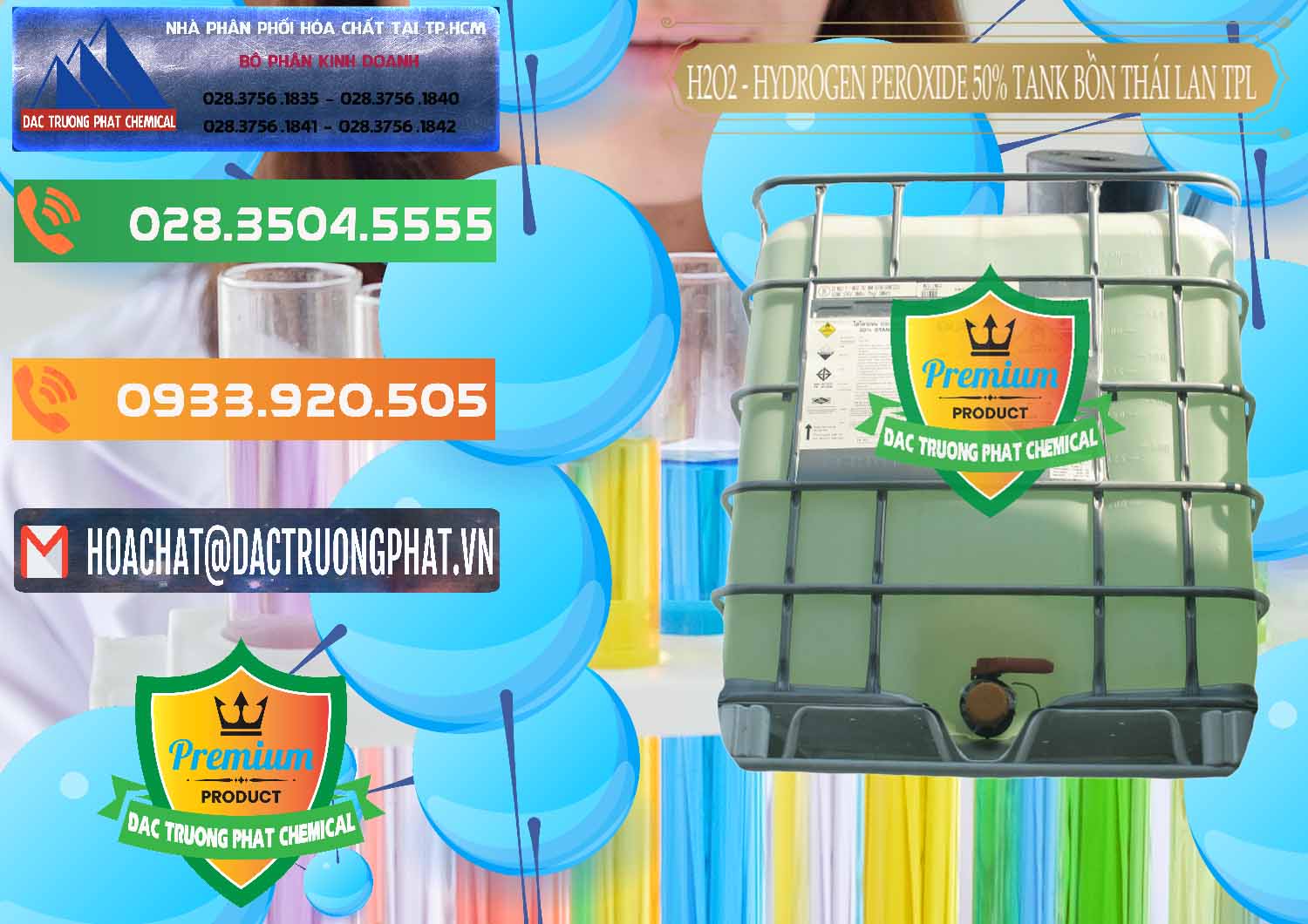 Công ty chuyên phân phối * bán Oxy H2O2 Dạng Nước - Oxy Già Tank IBC Bồn TPL Thái Nơi bán và cung cấp H2O2 - Hydrogen Peroxide 50% Tank IBC Bồn Thái Lan TPL - 0073 - Công ty chuyên nhập khẩu & cung cấp hóa chất tại TP.HCM - hoachatxulynuoc.com.vn