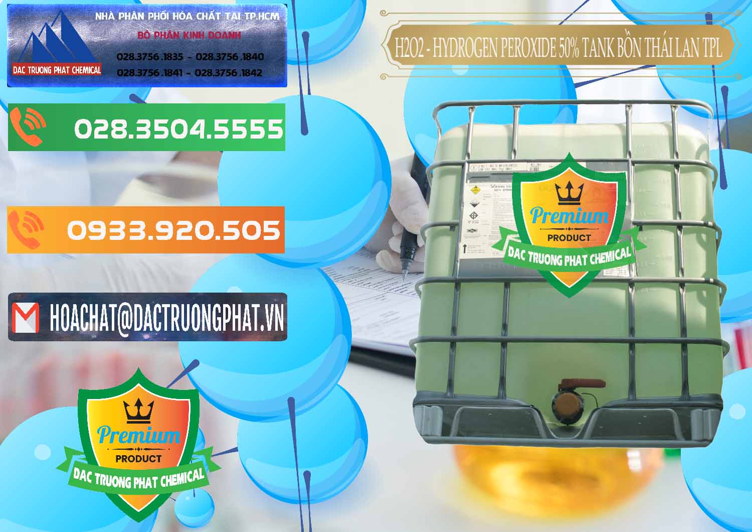 Địa chỉ chuyên bán © thương mại hóa chất Liquid Hydrogen Dioxide — Hydrogen Peroxide 50% Tank IBC Bồn Thái Lan TPL Nơi chuyên cung ứng ( bán ) H2O2 - Hydrogen Peroxide 50% Tank IBC Bồn Thái Lan TPL - 0073 - Nơi chuyên bán & phân phối hóa chất tại TP.HCM - hoachatxulynuoc.com.vn