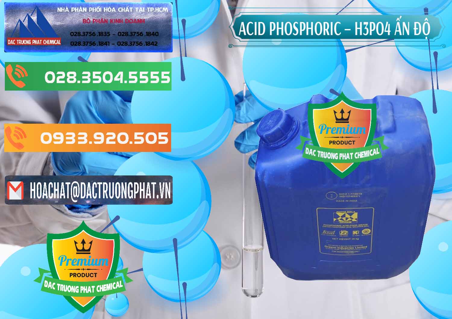Đơn vị bán - phân phối Axit Phosphoric H3PO4 85% Ấn Độ - 0350 - Cty bán ( phân phối ) hóa chất tại TP.HCM - hoachatxulynuoc.com.vn