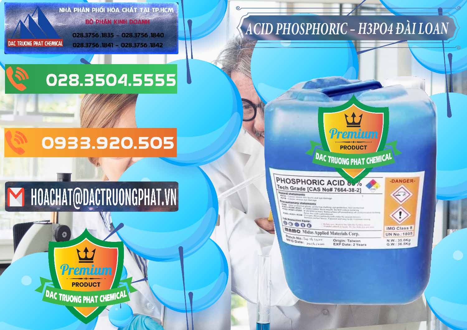 Cung ứng & bán Axit Phosphoric - Acid Phosphoric H3PO4 85% Đài Loan Taiwan - 0351 - Công ty kinh doanh và cung cấp hóa chất tại TP.HCM - hoachatxulynuoc.com.vn