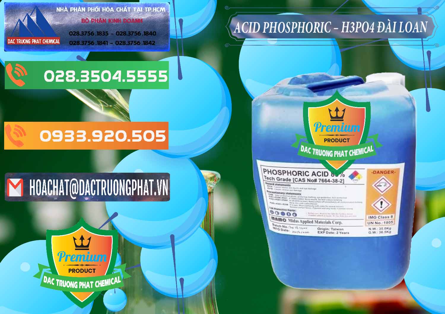 Chuyên bán & phân phối Axit Phosphoric - Acid Phosphoric H3PO4 85% Đài Loan Taiwan - 0351 - Cty cung cấp - nhập khẩu hóa chất tại TP.HCM - hoachatxulynuoc.com.vn