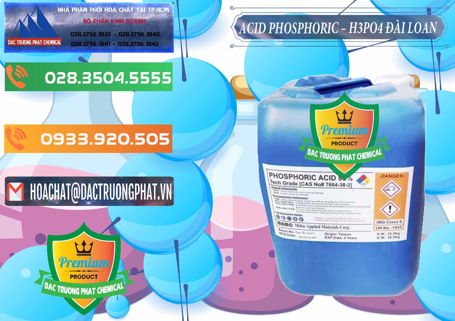 Nhập khẩu _ bán Axit Phosphoric - Acid Phosphoric H3PO4 85% Đài Loan Taiwan - 0351 - Nơi chuyên nhập khẩu và cung cấp hóa chất tại TP.HCM - hoachatxulynuoc.com.vn